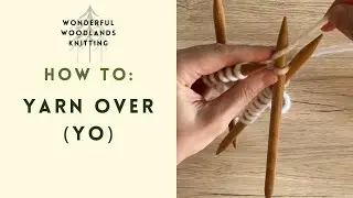Knitting How-Tos: yarn over (in the round)