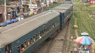 Rajbari to Daulatdia Shitel local train.M H Media