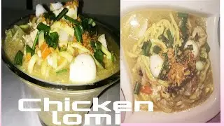 Lomi chicken /squid balls