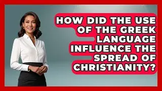 How Did The Use Of The Greek Language Influence The Spread Of Christianity? - All About Rome