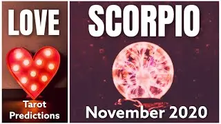 Scorpio Love Tarot Reading November 2020 | Scorpio Tarot Reading For Today | Scorpio November 2020