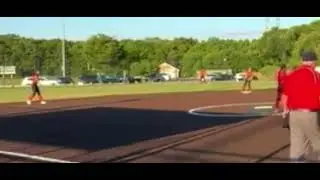 Diving Backhand Play at SS &ndash; Throw to 1st for the Out