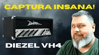 Diezel VH4 - Testando uma captura incr&iacute;vel !  #tonex #guitar #metal
