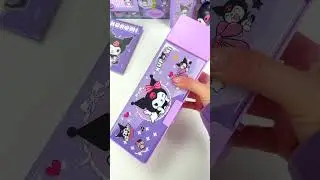 Cute Kuromi Pencil Case Unboxing - #shorts #youtubeshorts #kuromi