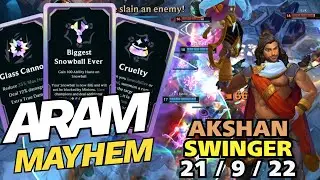 Attack Speed + Akshan = Carry Monster | Aram Mayhem Limited Gameplay
