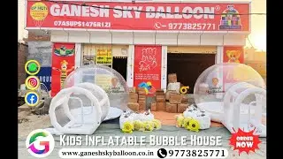 10 X 16 Feet PVC Bubble House Setup 9773825771 #bubblehouse #installation #balloon #kidsparty #Party