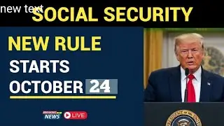  DO THIS Before OCTOBER 24- How to be READY! Social Security