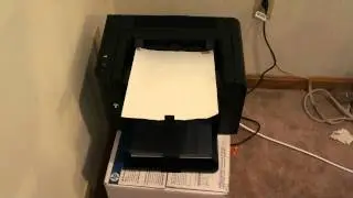 Демонстрация сетевого двустороннего принтера HP P1606dn LaserJet