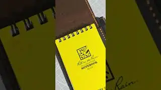 Handmade Genuine Leather Notepad Cover | Personalized Saddle-Stitched#HandmadeLeather#DIYLeather