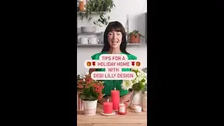 The holidays start at home, so get your design on with Debi Lilly 🌹🎄