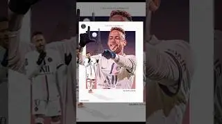 Sports poster designing tutorial using Photoshop 🤍 #designtutorial #posterart #neymarjr #psg