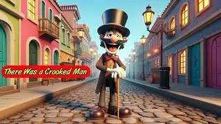 There Was a Crooked Man | Classic Nursery Rhyme for Kids with Lyric's