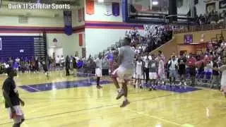 Dennis Smith Jr. Dunk show before playing Thon Maker and Canada Elite
