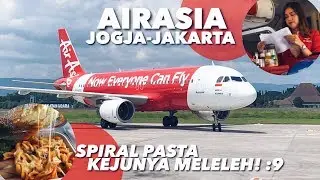 AIRASIA Jogja-Jakarta QZ7553 Rp.500ribuan Termurah di Rute ini, Mealnya Enaaak Banget!