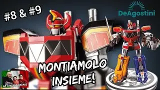 Megazord DeAgostini | N&deg;8 & N&deg;9 Gamba Sinistra Smilodonte (Prima e Seconda Parte)