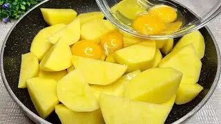 I cook potatoes like this every weekend! Fast, simple, delicious recipe with potatoes!
