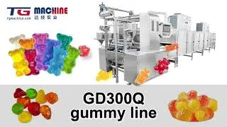 GD300Q automatic vitamin/CBD/THC  gummy candy machine jelly candy line