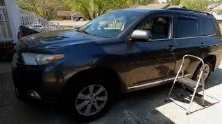 Installing Roof Rack Cross Bars for my Toyota Highlander!!