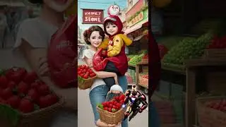 Very happy, Thor&Mother Buy Premium Strawberries🍓All Avengers #shortvideo#viral #strawberry #marvel