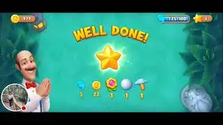 Garden Scapes Level Completed /412th Mobile Game Live Streaming ASMR