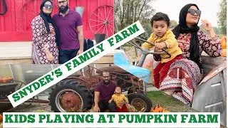 Kids Playing at Pumpkin Farm || Snyder&rsquo;s Family Farm || Pumpkin Patch ||