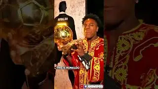 Speed Cries After Holding Ronaldo&rsquo;s Golden Boot and ballon D'or 🤣🥹