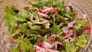 Rocket Salad l Jarjeer Salad l Arugula Salad l Arabic Salad l Refreshing Salad l Healthy Recipe