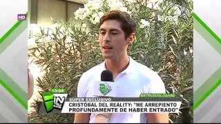 El participante que se arrepiente haber ingresado al polémico reality 