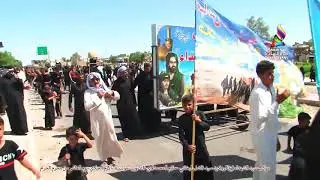 موكب سيد الشهداء الرادود الملا سيد فاضل البخاتي والملا حازم المحمداوي/ميسان ناحية نبي الله العزير(ع)