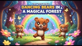 Dancing Bears in a Magical Forest 🐻✨ | Fun Kids Song