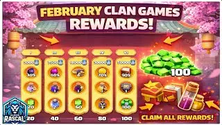 February Clan Games Rewards Full Details 😱 Best Rewards Ever? | Clash of Clans
