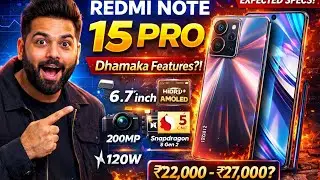 Redmi Note 15 Pro LEAKED 😍 200MP Camera + 120W Fast Charge | Worth It? #redminote15 