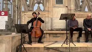 Issei Watanabe violoncello live performance Duomo di Milano