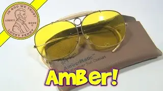 Ray Ban Vintage 70's Shooting Glasses - Bausch & Lomb Ambermatic Yellow Lenses