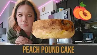 Fresh Peach Pound Cake- Selina's Cozy Chaos Corner