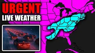 🔴 LIVE - MAJOR WINTER STORM COVERAGE WITH STORM CHASERS ON THE GROUND