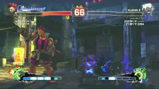 USF4 PS4 - Akuma vs Oni 60fps