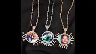 Custom Your Name And Your Photos , Hip Hop Custom Jewelry, $18 Only...