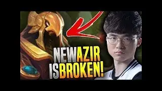 FAKER SHOWS HIS AZIR MECHANICS VS XERATH! SKT T1 Faker KR SoloQ Playing Azir Mid!