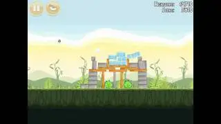 Angry Birds Poached Eggs 2-12 Walkthrough 3 Star