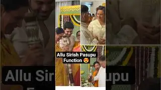 Allu Sirish Pasupu Function..Allu's Wedding 😍👌 #alluarjun #telugu #telugushorts #ytshorts #shorts