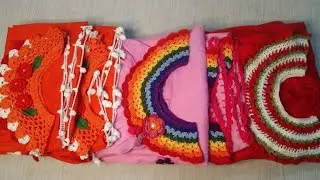 wow 😳 Wonderful dress design idea for you. #babydress #crocheting