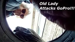 Old Lady Attacks GoPro!!!!!