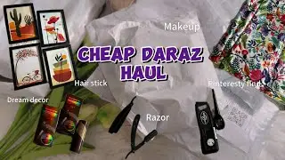 Affordable Daraz Shopping| Viral Hair Stick, Christine Makeup, Pinterest Decor, Books