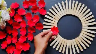 Amazing Wall Hanging Craft Using Icecream Stick | Paper Craft For Home Decoration | DIY Wall Decor 