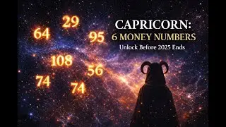 CAPRICORN &mdash; 6 Numbers Destined to Bring You Big Money Before 2025 Ends
