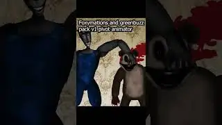 foxymations and greenbuzz v1 pack #shorts #pivotanimator #analoghorror
