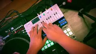 OP1 Playable 16th Note In Monkey Drum Sequencer