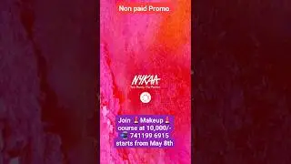 #nykaa #pinksale #makeup #beautician #bangalore @dishabydeepanagesh makeup course at 10,000/-
