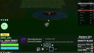 Light combo (Godhuman + Gravity blade) Showcase